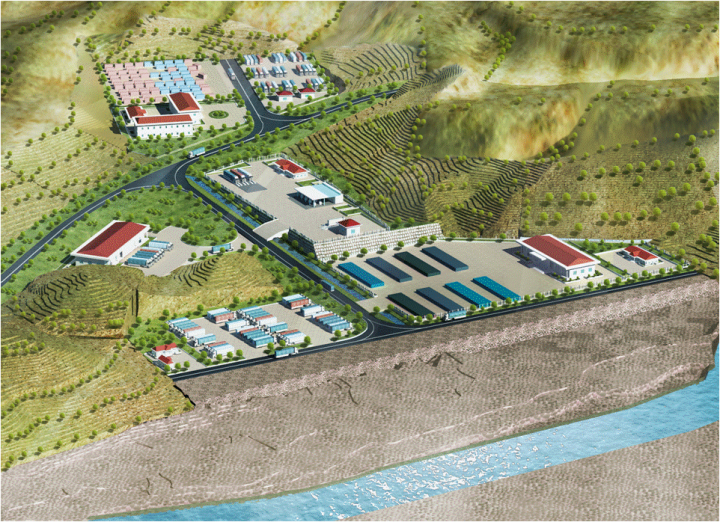 DỰ ÁN KHO HÀNG VÀ BẾN BÃI TẠI LỤC PHỦ - MÓNG CÁI – QUẢNG NINH PHỐI CẢNH KHO HÀNG VÀ BẾN BÃI SỐ 1 VÀ BẾN SỐ 2